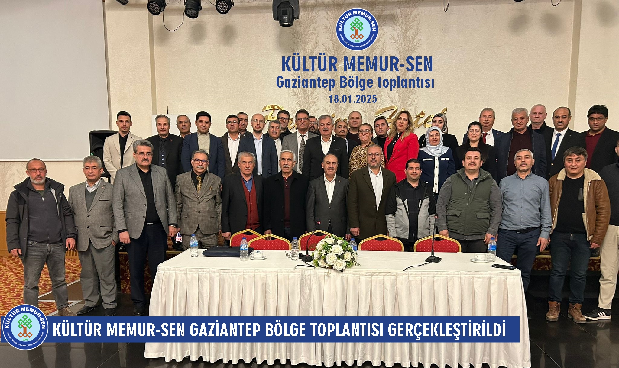 KÜLTÜR MEMUR-SEN GAZİANTEP BÖLGE TOPLANTISI GERÇEKLEŞTİRİLDİ